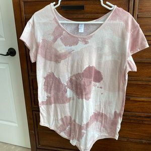 Paint-splatter tie-dye style shirt